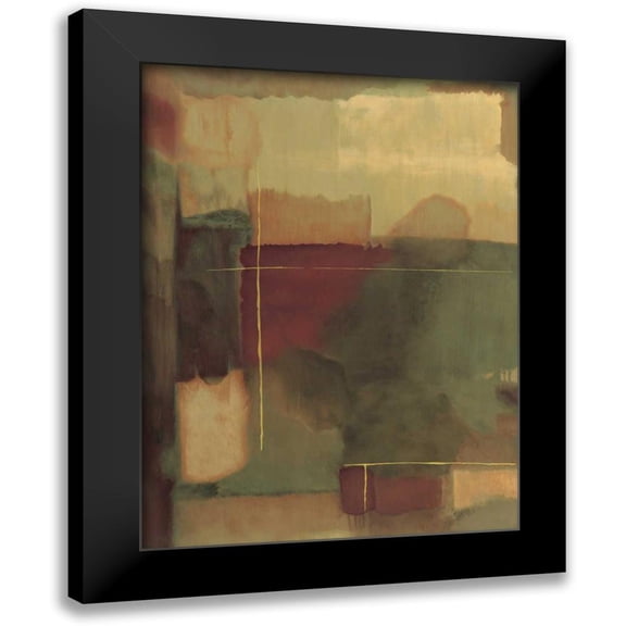 Gray, Dennis 12x14 Black Modern Framed Museum Art Print Titled - Intersect I