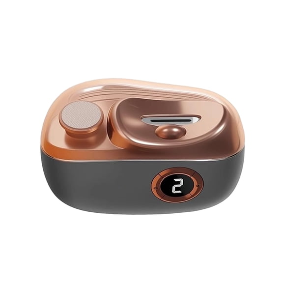 Gray Designed specifically for seniors and those with thick nails | Easy Clip 3-in-1 Electric Nail Clipper, intelligent automatic trimming, with LED lighting and safety guard.