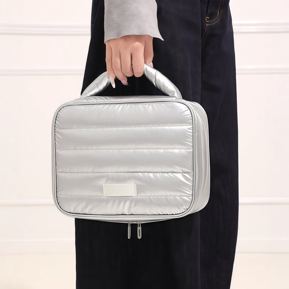 Gray Digital Storage Bag With Ample Space For Gadgets And Accessories