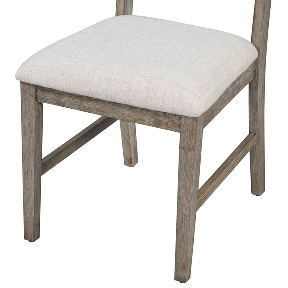 Gray Dining With Table, 4 Chairs And 1 Bench Retro Room : Crafted Chairs, Versatile For Mealtime