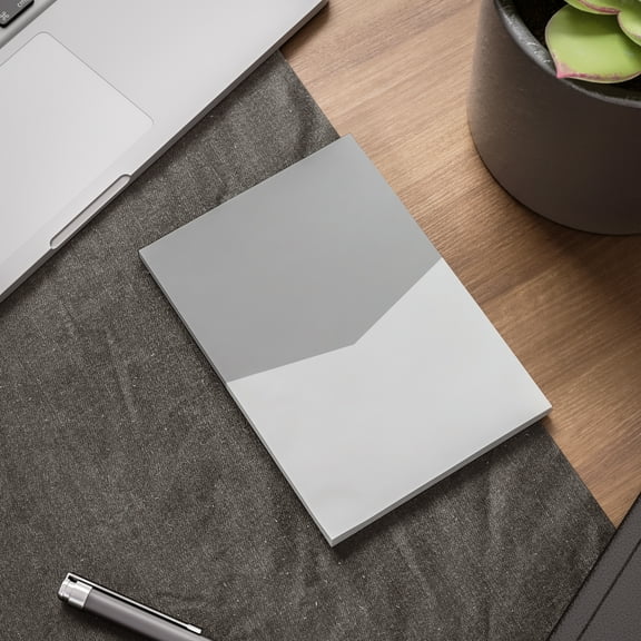 Gray Duo Post-it® Note Pad