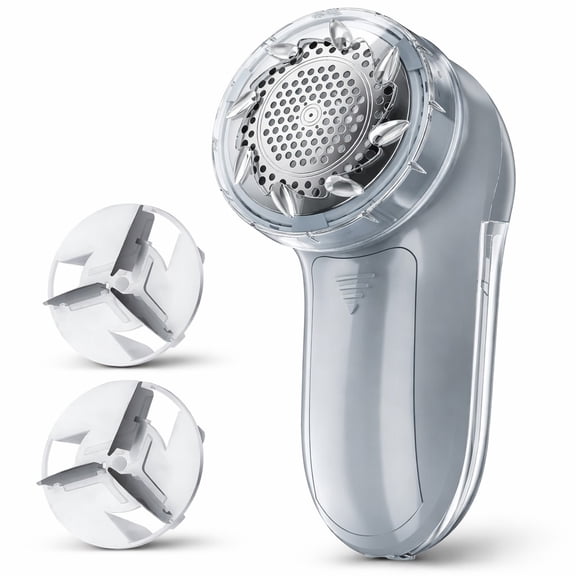 Gray Electric Fabric Shaver Lint Remover for Clothes Sweaters Couch Blanket