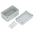 Gray Electrical Junction Box with Mounting Plate IP67 Waterproof Impact