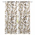 thumbnail image 1 of Gray Eucalyptus Leaves Kitchen Curtains Summer Botanical Watercolor Retro Cafe Short Curtains for Bathroom Blackout Window Curtain Small Window Treatment Drapes for Bedroom Living Room 52"x45"x2, 1 of 9