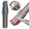 thumbnail image 1 of Gray Eyebrow Pencil Sharpener, 1 Piece - Embroidery Wooden Eyebrow Pencil Sharpener Eyebrow Pencil Sharpener Special Artifact Novice Eyebrow Pencil Tool Auxiliary Device, Easter Mo Makeup Organizers, 1 of 9