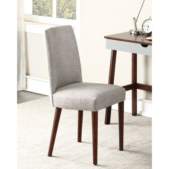 Gray Fabric Conference Chair | Suitable for Home Conference Seating | Solid Wood Legs and Blocking | Ensures Comfortable Conferences