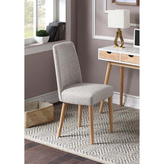Gray Fabric Table and Task Chair | Good for Home Use | Easy - to - Clean Gray Material | Plush Backrest for Long Hours