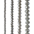 thumbnail image 1 of Gray Faceted Glass Rondelle Bead Strings by Bead Landing, 1 of 2