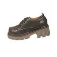 thumbnail image 1 of Gray Female Chic Loafers With Thick Sole And Mid Heel For Stylish And Durable Use In Various Environments, 1 of 9