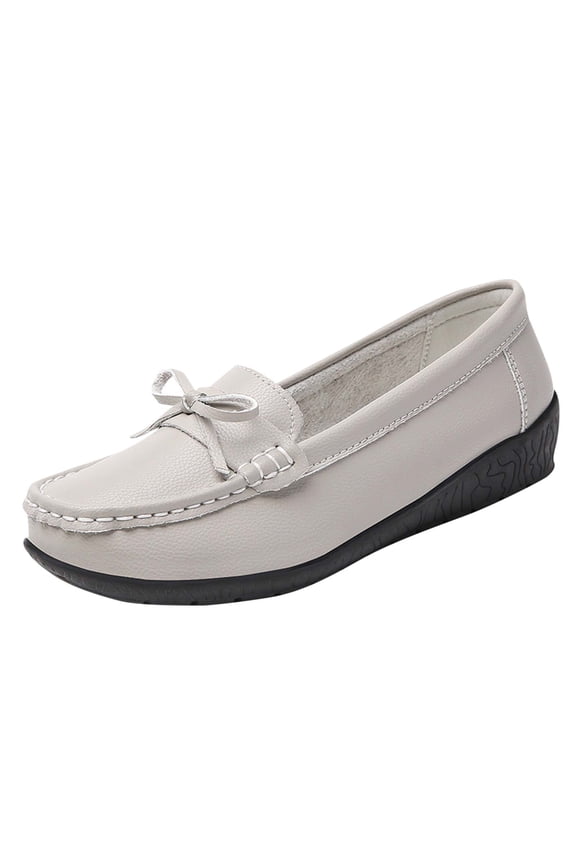 Gray Feminine Casual Flat Heel Shoes Versatile And Comfortable For Spring Summer Beach Leisure