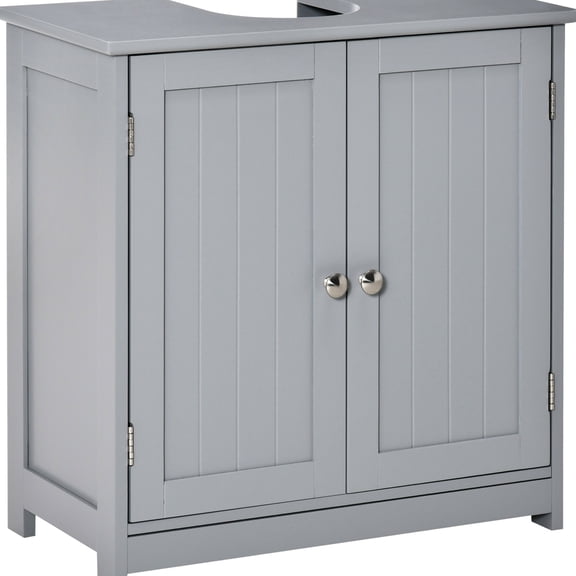 Gray Finish | Under Sink Vanity Base | Enhance Bathroom Aesthetics