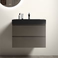 thumbnail image 1 of Gray Finish Vanity with Sink | Storage-Enhanced Modern Bathroom Setup | Peaceful Silent Drawer Glide, 1 of 4