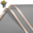 thumbnail image 1 of Gray Floral Bouquet Wrapping Paper Waterproof Flower Packaging Paper Matte Paper with Gold Edges for Valentine's Day Birthday Graduation Wedding Gift Crafting Florist Supplies 10 Sheets, 1 of 1