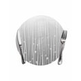 thumbnail image 1 of Gray Flower Round Placemats for Dinning Tables,Heat-proof Braided Table Mats 13 Inch,Geometric Stripe Gradient Branch Minimalist Washable Place Mat for Kitchen Restaurant Party Decor Table Setting, 1 of 9