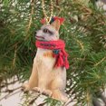 thumbnail image 1 of Gray Fox Christmas Ornament F43, 1 of 1