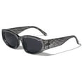 thumbnail image 1 of Gray Frame Sunglasses Square Light Weight Eye Wear Classy, 1 of 2