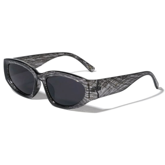 Gray Frame Sunglasses Square Light Weight Eye Wear Classy
