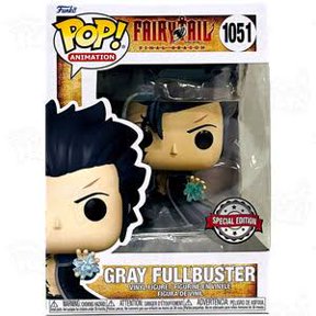 Gray Fullbuster 1051 Special Edition Funko Pop With Protector