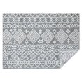 thumbnail image 1 of Gray Geometric Diamond Striped Pattern Rectangle Tablecloth 60"x84",Waterproof Polyester Rectangle Table Cloth, Wipeable Spillproof Polyester Tablecloth for Dining, Camping, Indoor and Outdoor, 1 of 5