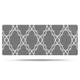 thumbnail image 1 of Gray Geometric Pattern Bathroom Rugs Mat,Non Slip Microfiber Bathroom Rug,Rubber Backing,Soft Bathroom Mats for Bathroom Floor,Tub and Shower,60x24in(150x60cm), 1 of 5