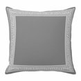 thumbnail image 1 of Gray Geometric Pillow Covers 18x18 Inch, White Greek Key Design Abstract Modern Art Linen Pillowcase with Invisible Zipper, Decorative Throw Pillow Covers Cushion Case for Couch Sofa Bed Living Room, 1 of 9