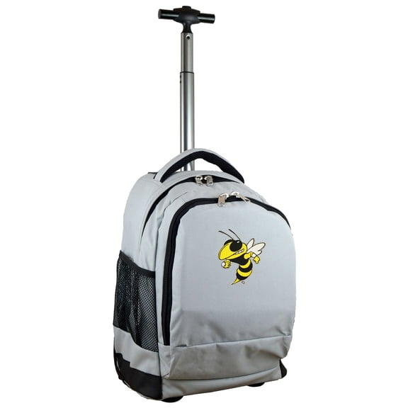 Gray Georgia Tech Yellow Jackets 19'' Premium Wheeled Backpack