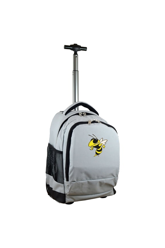 Gray Georgia Tech Yellow Jackets 19'' Premium Wheeled Backpack