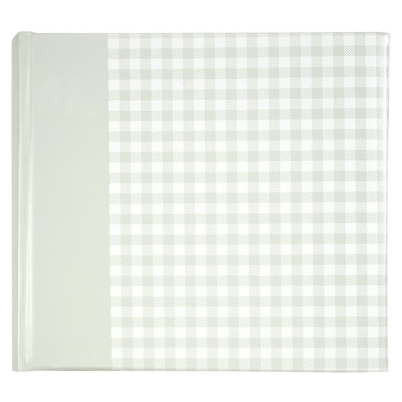 Gray Gingham 2-Up Photo Album by Recollections