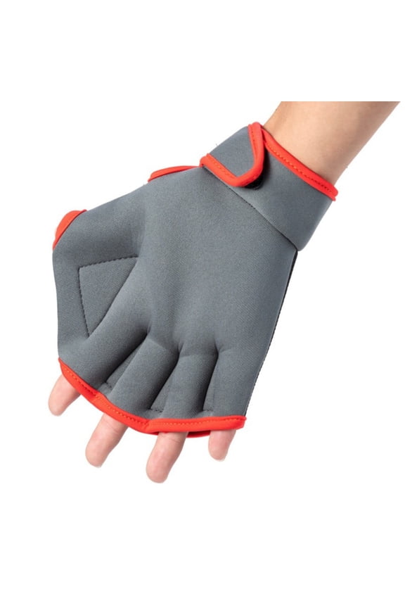 Gray Gloves Mittens for Women Men Diving Swimming Surfing Gloves Training Hand Surfing Swim