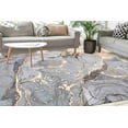 thumbnail image 1 of Gray And Gold Marble Rugs, Shimmery Rugs, Alcohol Ink Rug, Personalized Rug, Modern Rugs, Soft Rug, Thin Rugs, Accent Rugs, Home Decor, 2.6'x4' - 80x120 cm, 1 of 8