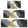thumbnail image 1 of Gray and Gold Marble Wavy Lines Pattern Kitchen Rugs Sets Of 3,Kitchen Runner Rugs Non Skid Washable,Decorative Kitchen Floor Mats for Kitchen,Sink,Laundry,17"x30"+ 17"x47" + 17"x59", 1 of 6