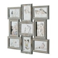 thumbnail image 1 of Gray & Gold Vintage Style Wall Hanging Photo Collage Picture Frame - 19.5" x 19.5", 1 of 6