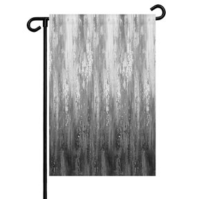 Gray Gradient Garden Flag 12x18 Inch Modern Abstract Industrial Wall Texture Double Sided Small Decorative Garden Flags for Outside, Outdoor Yard Porch Lawn Decoration