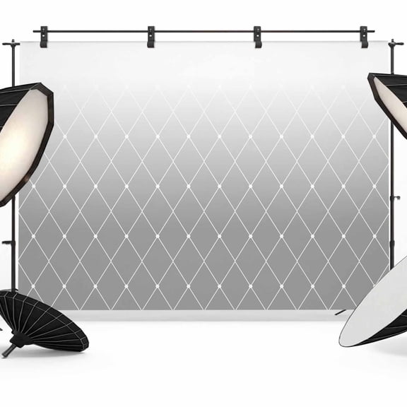 Gray Gradient Texture Photography Backdrop 7x5FT, Rhombus Geometric Lines Pattern Photo Backdrops, Background for Photography Studio Photo Studio Background, Back Drop for Photoshoot