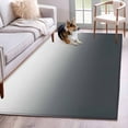 thumbnail image 1 of Gray Gradient Washable Area Rug 4x6 Low-Profile Large Area Rugs with Non Slip Backing Indoor Floor Carpet for Entrance Living Room Bedroom Home Office, 1 of 9