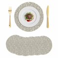 thumbnail image 1 of Gray Green Flowers Round 15 Inch Placemats Set of 6, Spring Summer Farmhouse Botanical HeatResistant Non Slip Place Mats for Dining Table, Wipeable Braided Kitchen Table Mats for Housewarming, 1 of 9