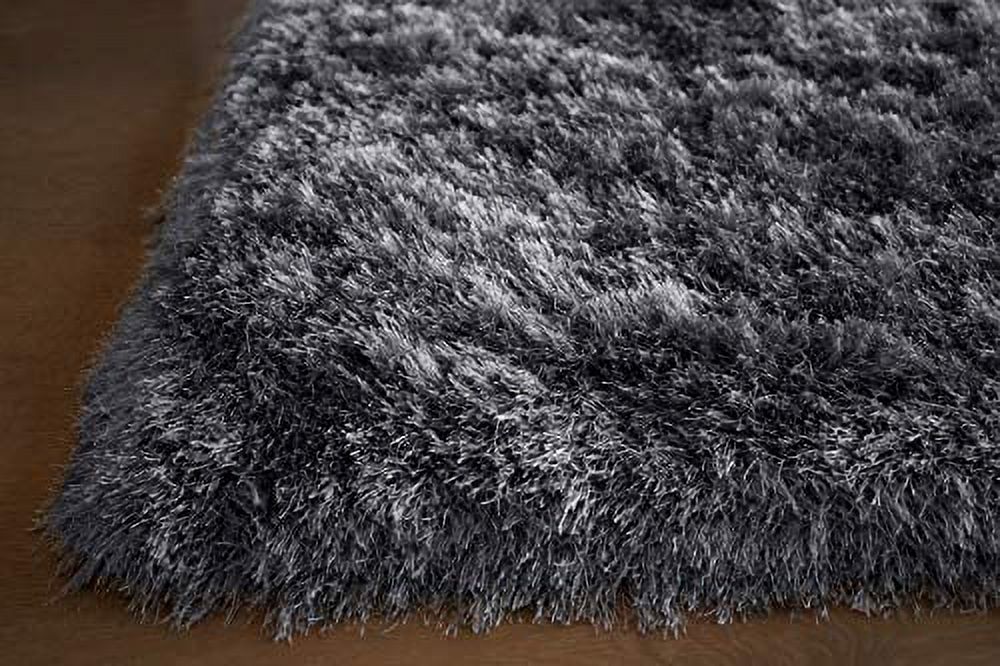 Gray Tone Rugs Gray Grey Color Two Tone 8x10 Area Rug Carpet Rug Solid Soft Plush Pile ...