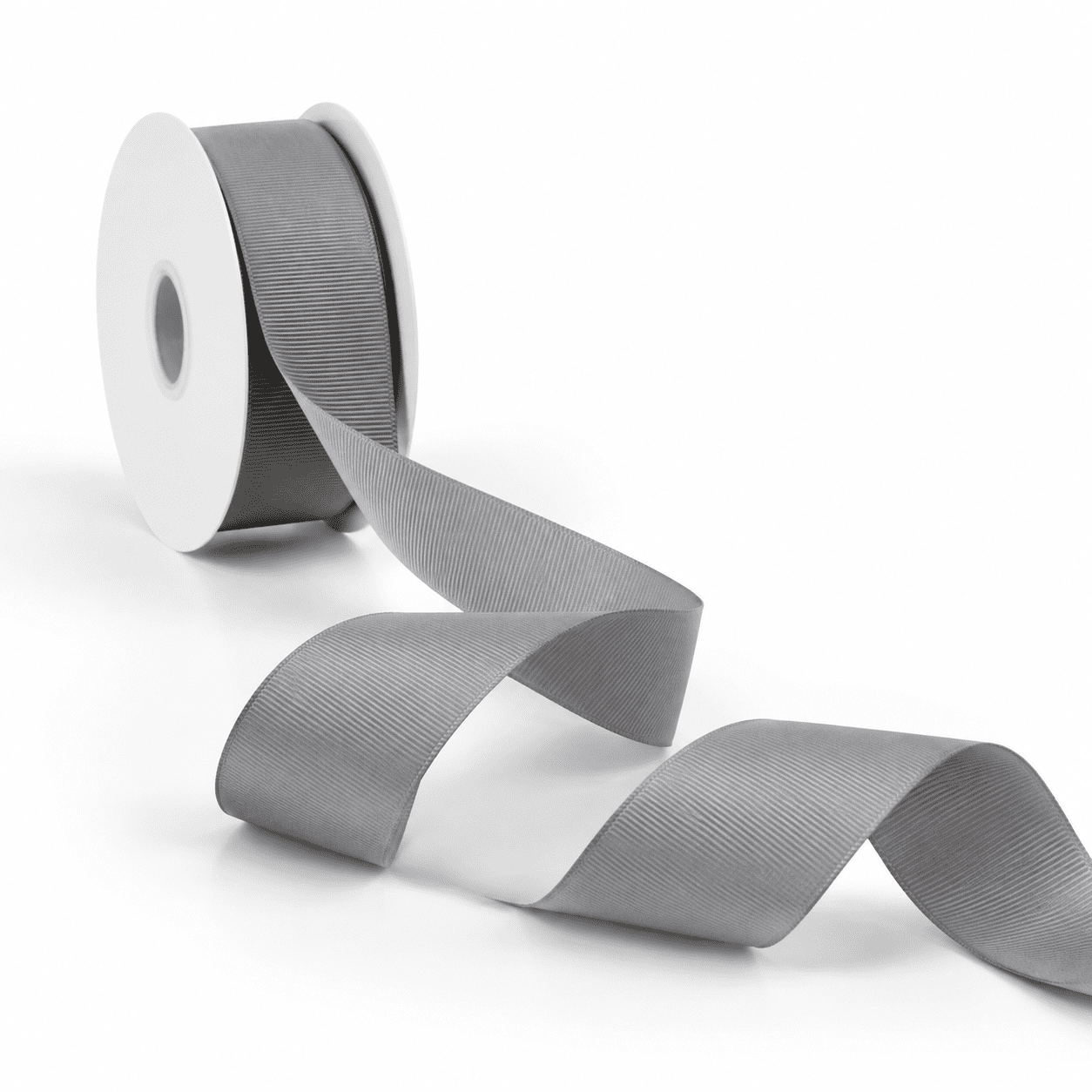 Grey Fall Ribbon Gray Grosgrain Ribbon 1-1/2 Inch Hair Ribbons 50 Yards Per Roll Thick ...