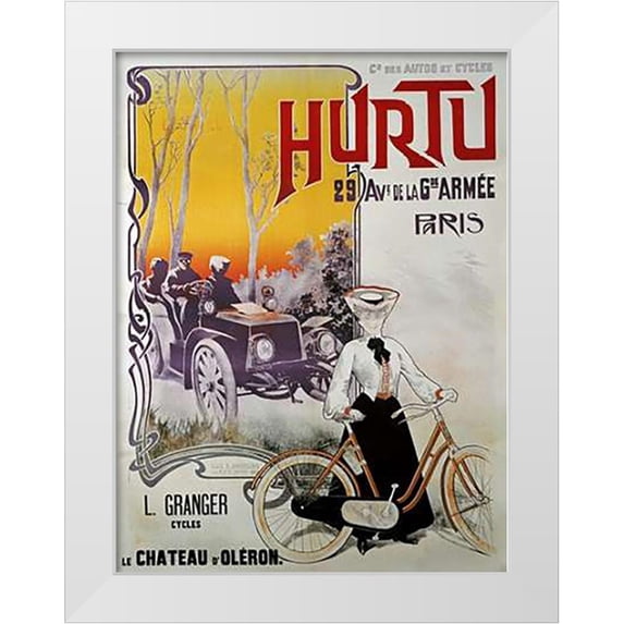 Gray, H. 12x14 White Modern Wood Framed Museum Art Print Titled - Hurtu