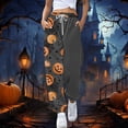 thumbnail image 1 of Gray High Waist Pjs Loose Pant Casual Pj Bottoms for Women Drawstring Lounge Pants with Pockets 2XL, 1 of 6