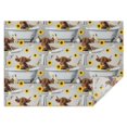 thumbnail image 1 of Gray Highland Cow Bathtub Sunflower Pattern Rectangle Tablecloth 60"x84",Waterproof Polyester Rectangle Table Cloth, Wipeable Spillproof Polyester Tablecloth for Dining, Camping, Indoor and Outdoor, 1 of 5
