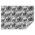 thumbnail image 1 of Gray Highland Cow Bird Pattern Rectangle Tablecloth 60"x84",Waterproof Polyester Rectangle Table Cloth, Wipeable Spillproof Polyester Tablecloth for Dining, Camping, Indoor and Outdoor, 1 of 5