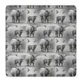 thumbnail image 1 of Gray Highland Cow Bird Pattern Square Fitted Tablecloth with Elastic Edge,Square Table Cover,Washable Elastic Table Cover for Home Kitchen Party Decor 36"x36", 1 of 6