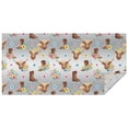 thumbnail image 1 of Gray Highland Cow Flower Boot Pattern Rectangle Tablecloth 60"x120",Waterproof Polyester Rectangle Table Cloth, Wipeable Spillproof Polyester Tablecloth for Dining, Camping, Indoor and Outdoor, 1 of 6