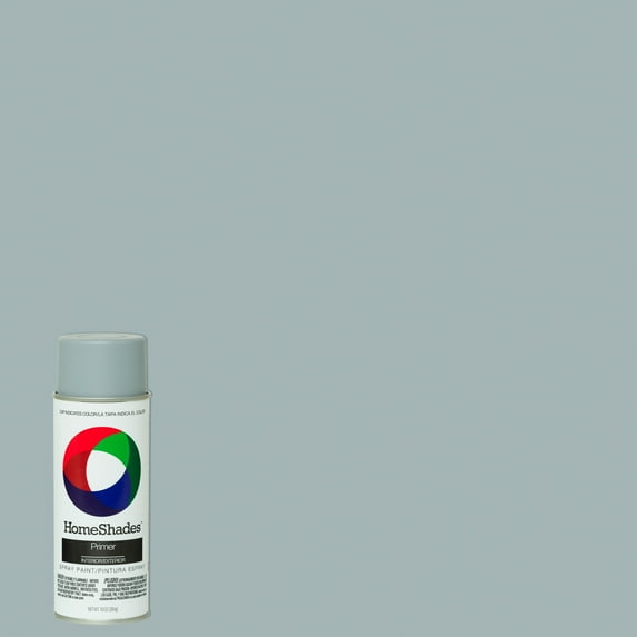 Gray, HomeShades Flat Primer Spray Paint-263453, 10 oz
