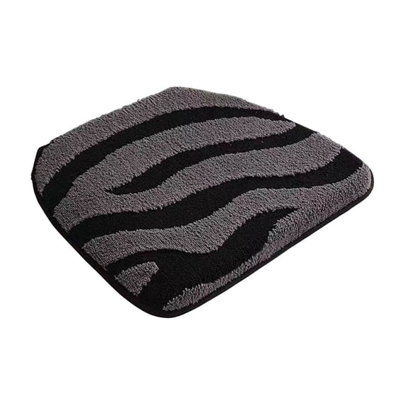 Gray Horseshoe Cushion Gray Winter Horseshoe Shape Chair Cushion 43x40cm Thickened Plush Non-Slip Washable Dining Seat Pad for Office Kitchen Dining Chair Gray Pad