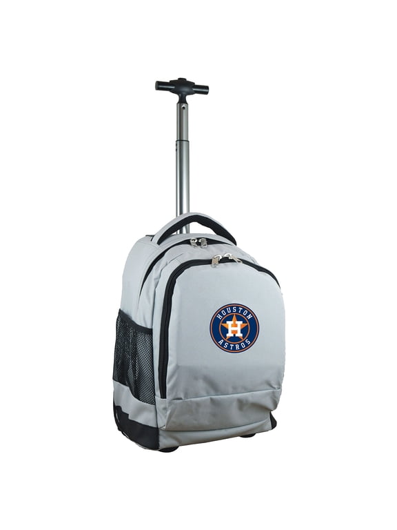 Gray Houston Astros 19'' Premium Wheeled Backpack