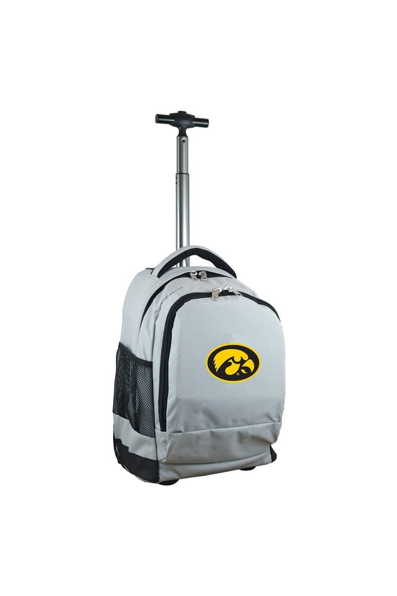 Gray Iowa Hawkeyes 19'' Premium Wheeled Backpack