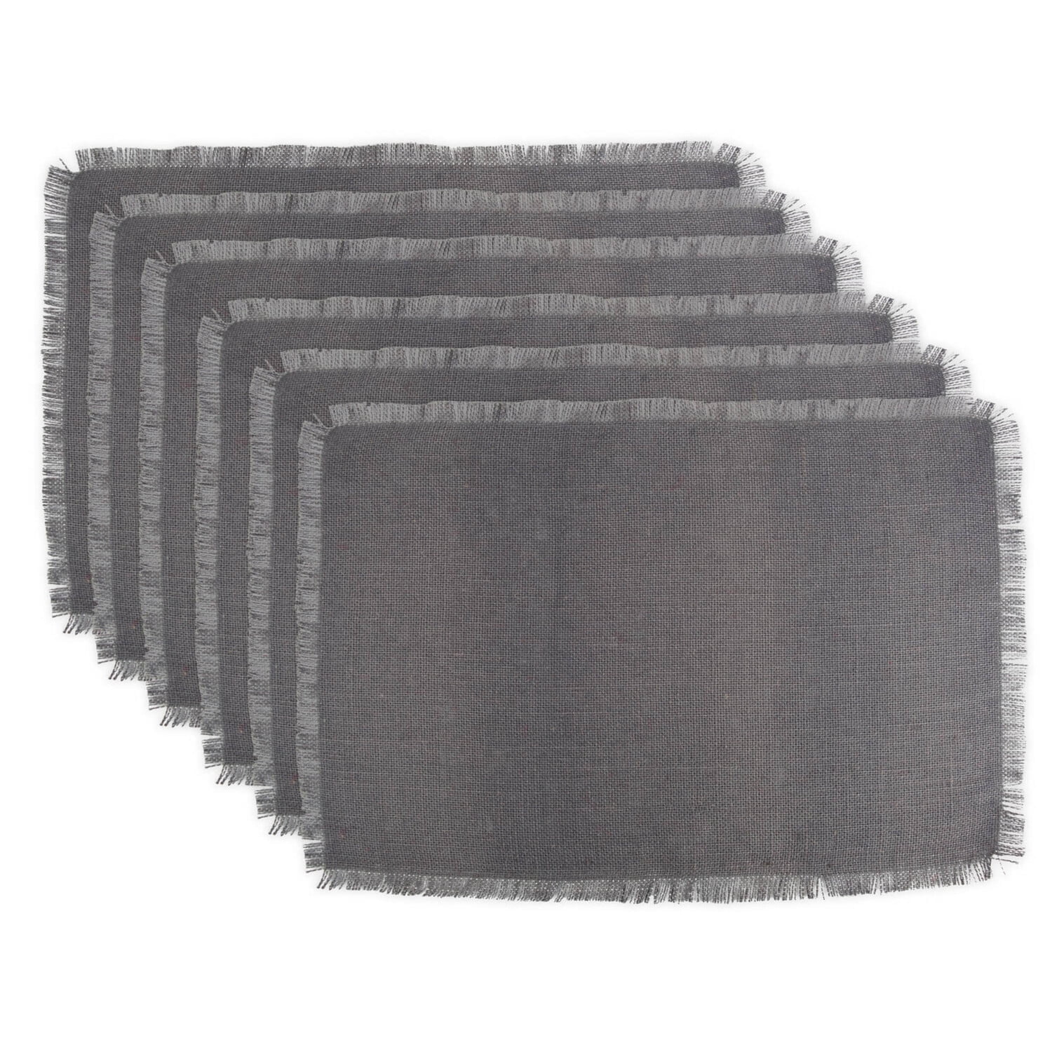 Gray Jute Placemat (Set of 6)