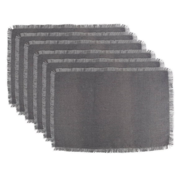 Gray Jute Placemat (Set of 6)